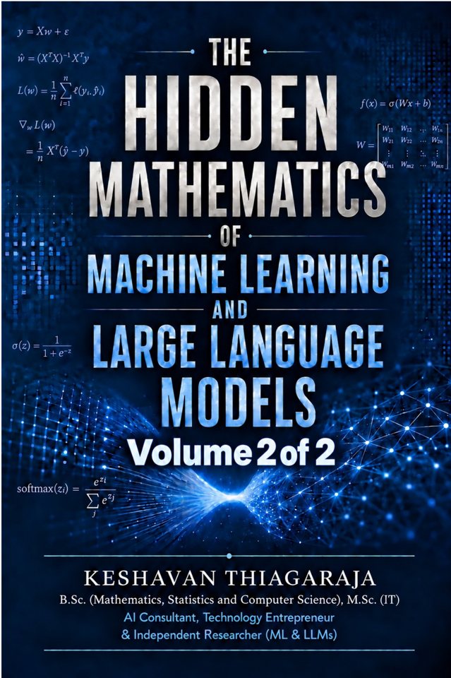The Hidden Mathematics of Machine Learning and Large Language Models, Volume 2 of 2, cover