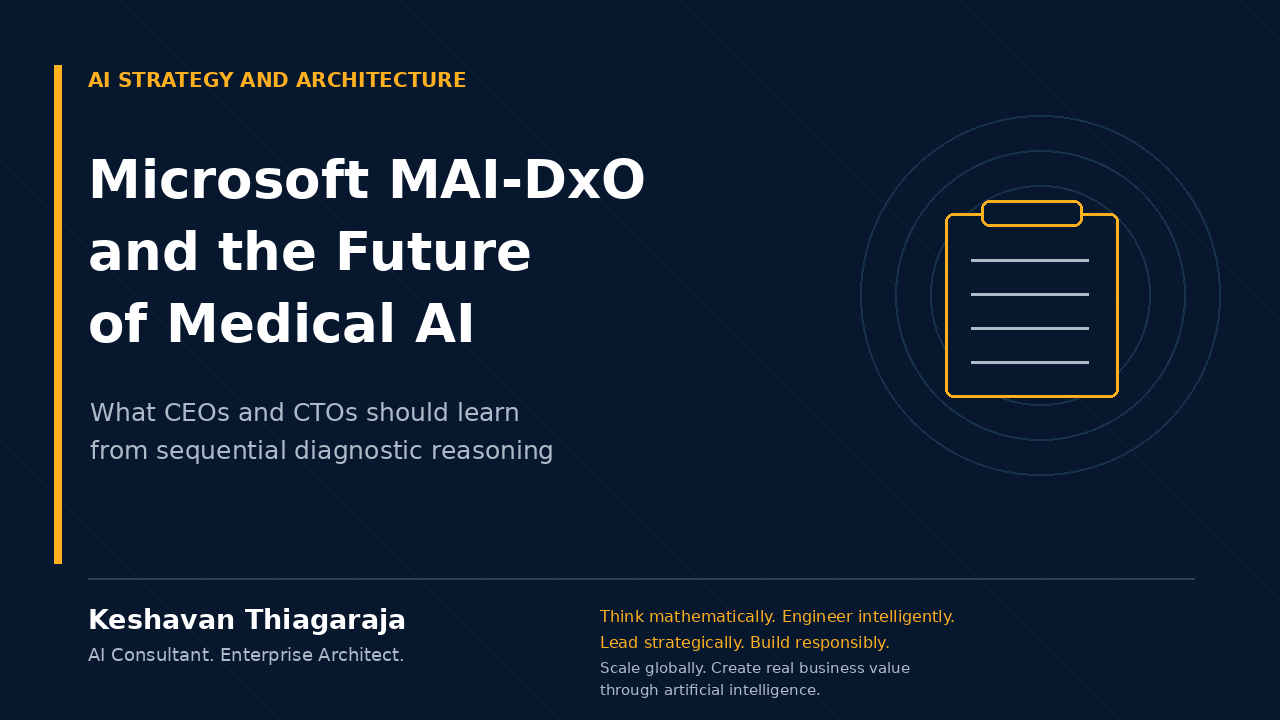 Microsoft MAI-DxO and the Future of Medical AI - cover